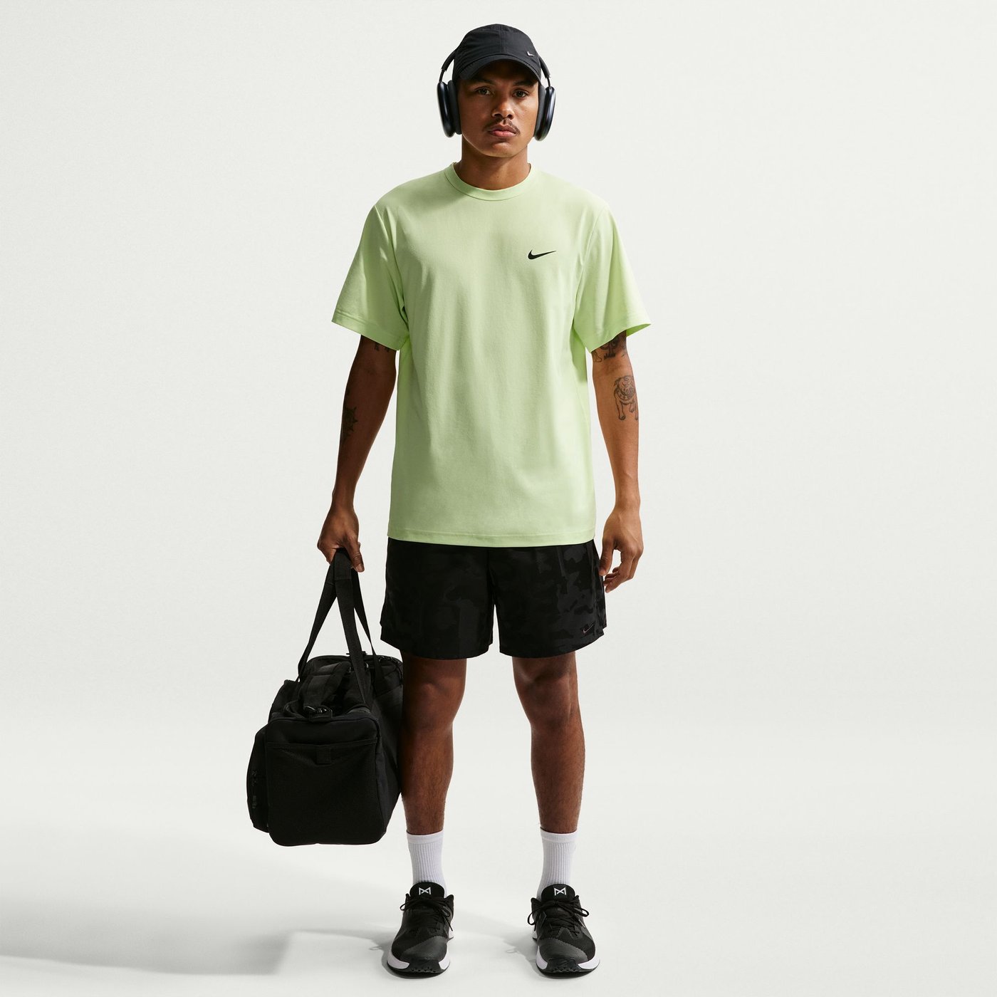 NIKE M NK DF UV HYVERSE SS LT LIQUID LIME/BLACK