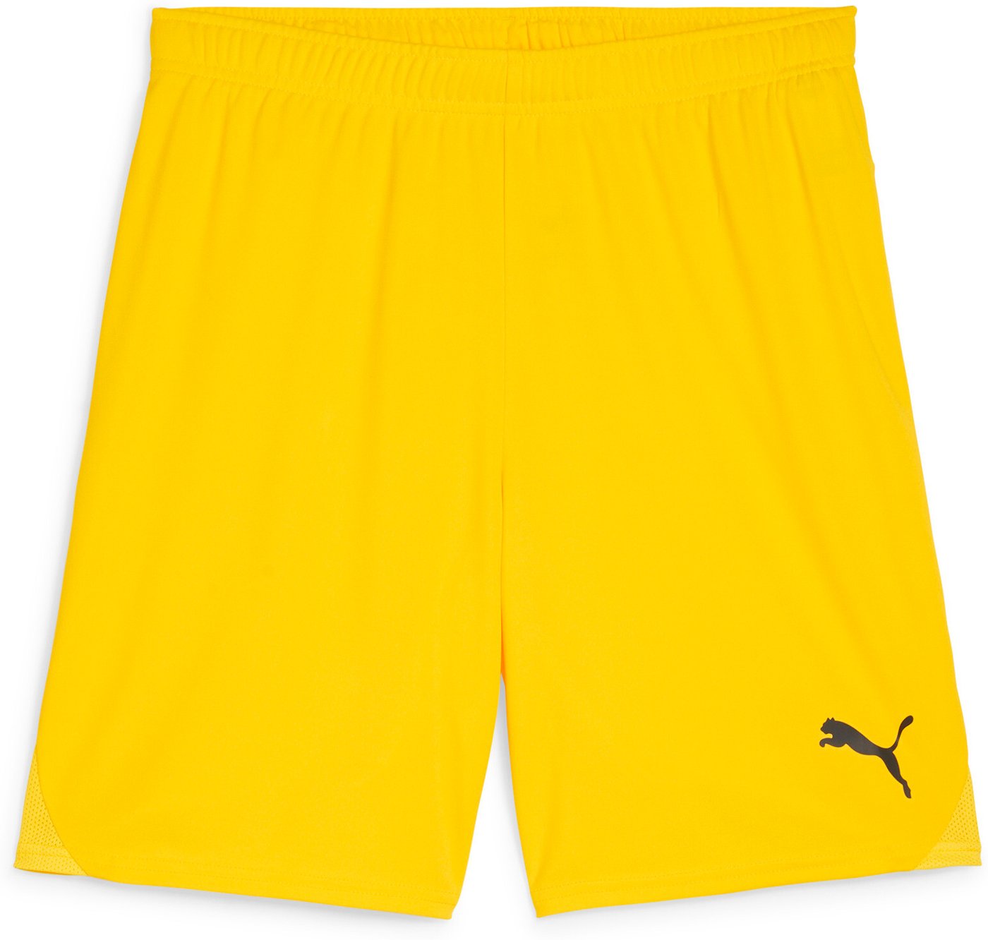 PUMA teamGOAL Shorts Faster Yellow-PUMA Black